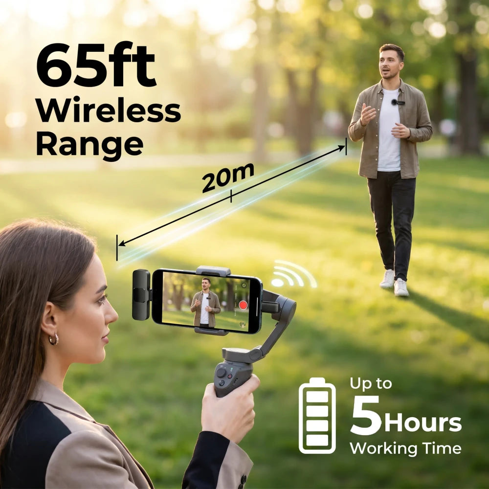 Wireless Mini Lavalier Microphone